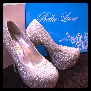 Almost new Bella Luna diamond shoes